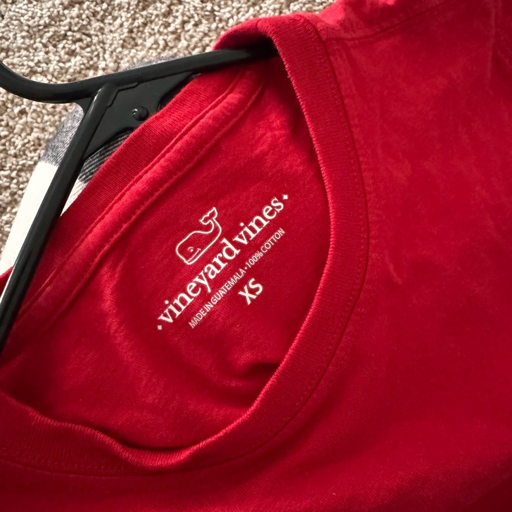 Vineyard Vines Red Long Sleeve Tee - Picture 5 of 5